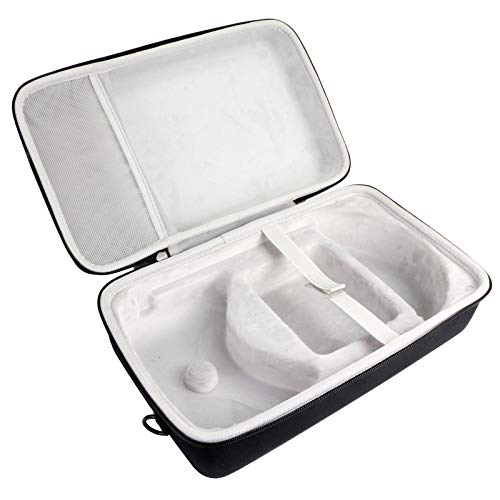 VR Headset Hard Case Carrying Bag (Black/White)