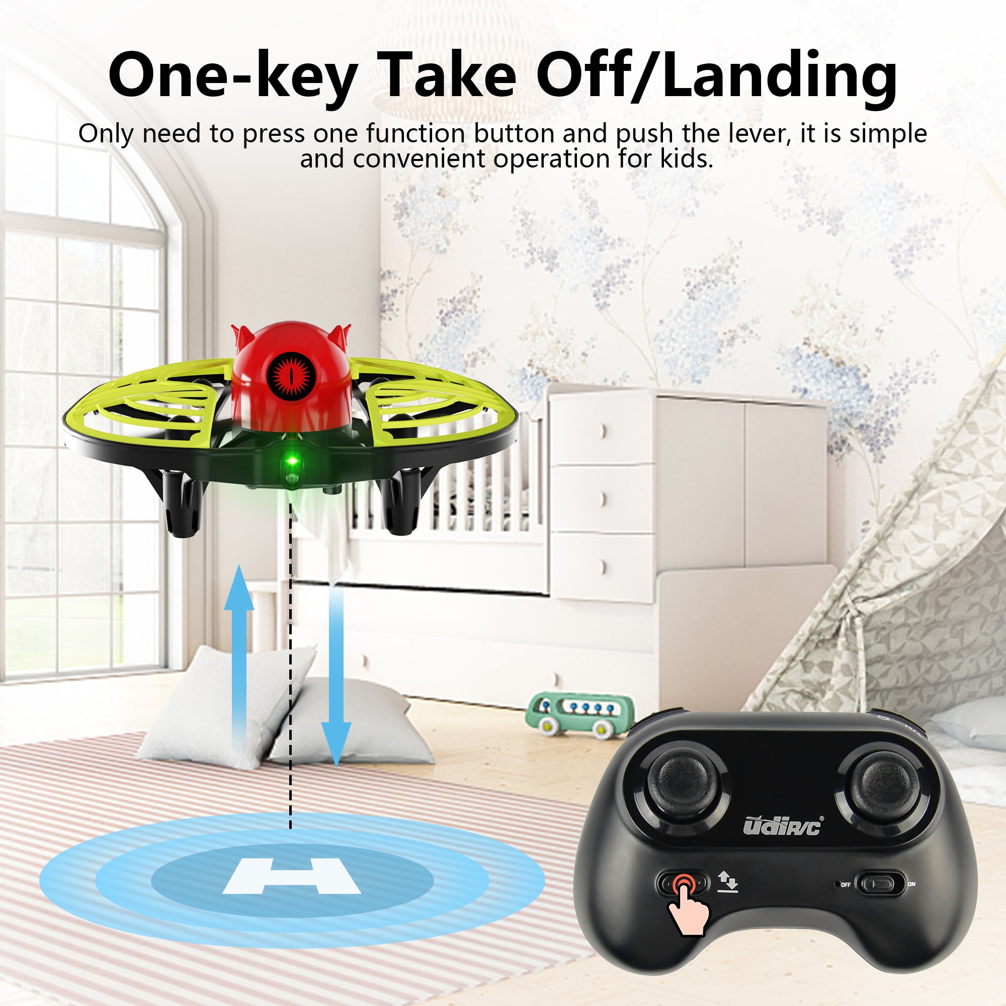Kid's Beginner Mini RC Drone with Auto Hovering