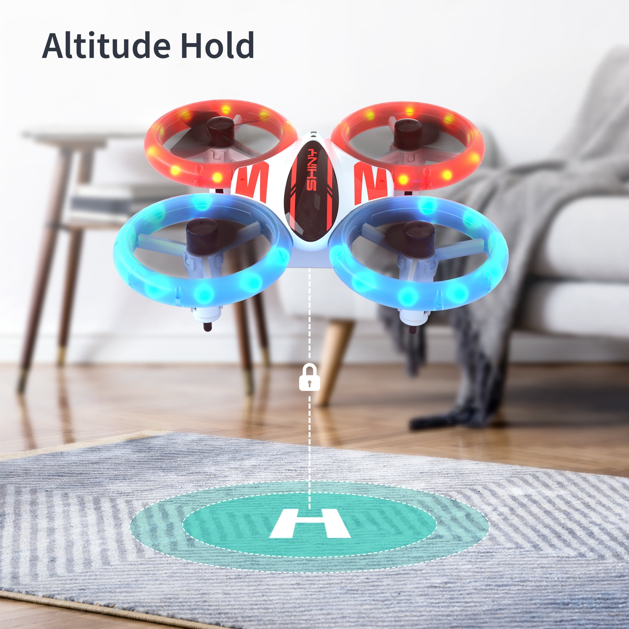 DEERC DC11 Mini Drone with LED Lights