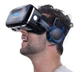 YJF VR 3D Glasses with Stereo Headset