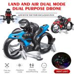 2-in-1 Flying Motorcycle RC Car