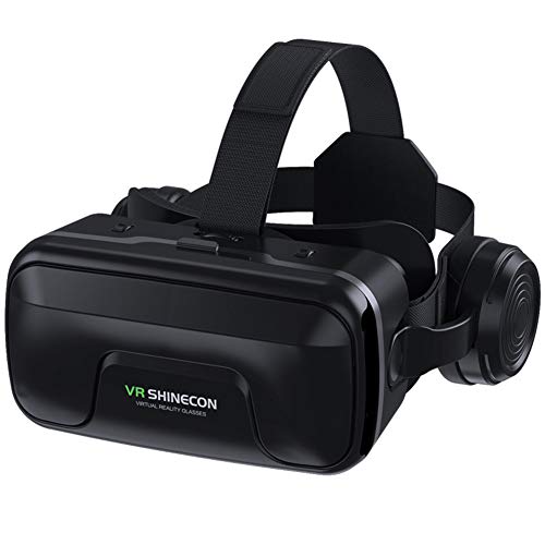 YJF VR 3D Glasses with Stereo Headset