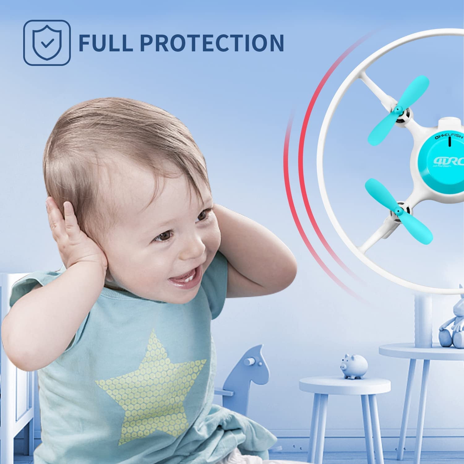 4DRC V5 HD Camera Drone - 3 Batteries