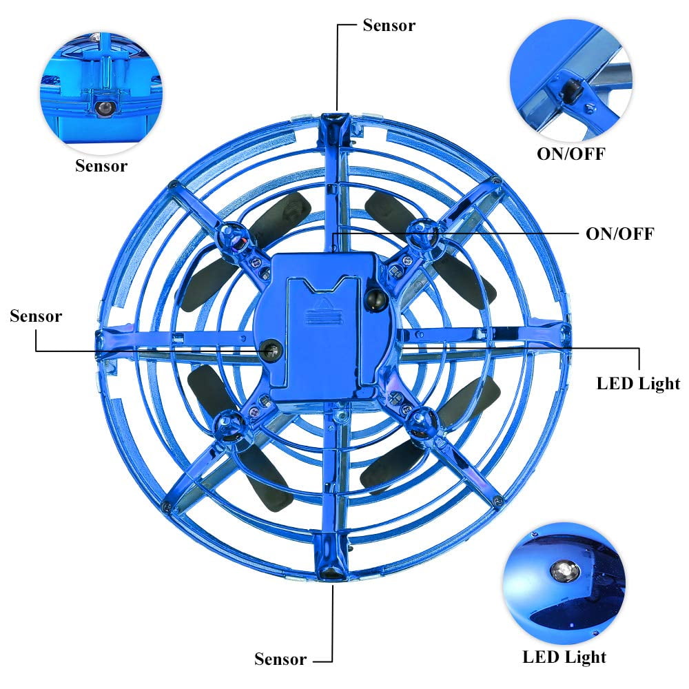 Mini UFO Flying Toys Drone for Kids & Adults