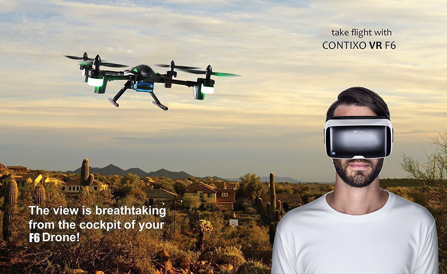 Contixo F6 Quadcopter Drone Battery - 2300mAh