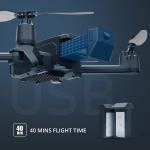 Foldable FPV Drone with 1080P Camera & Auto Hover