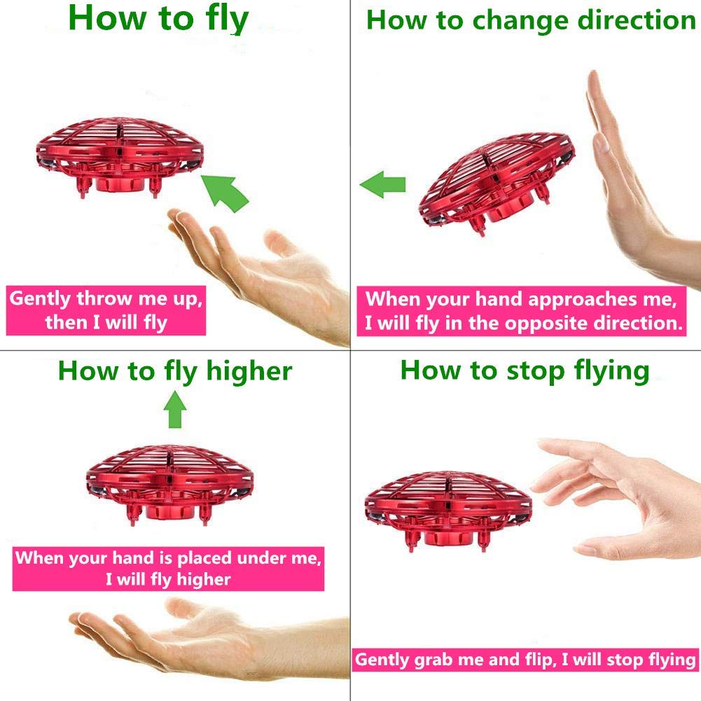 Mini UFO drone with obstacle avoidance