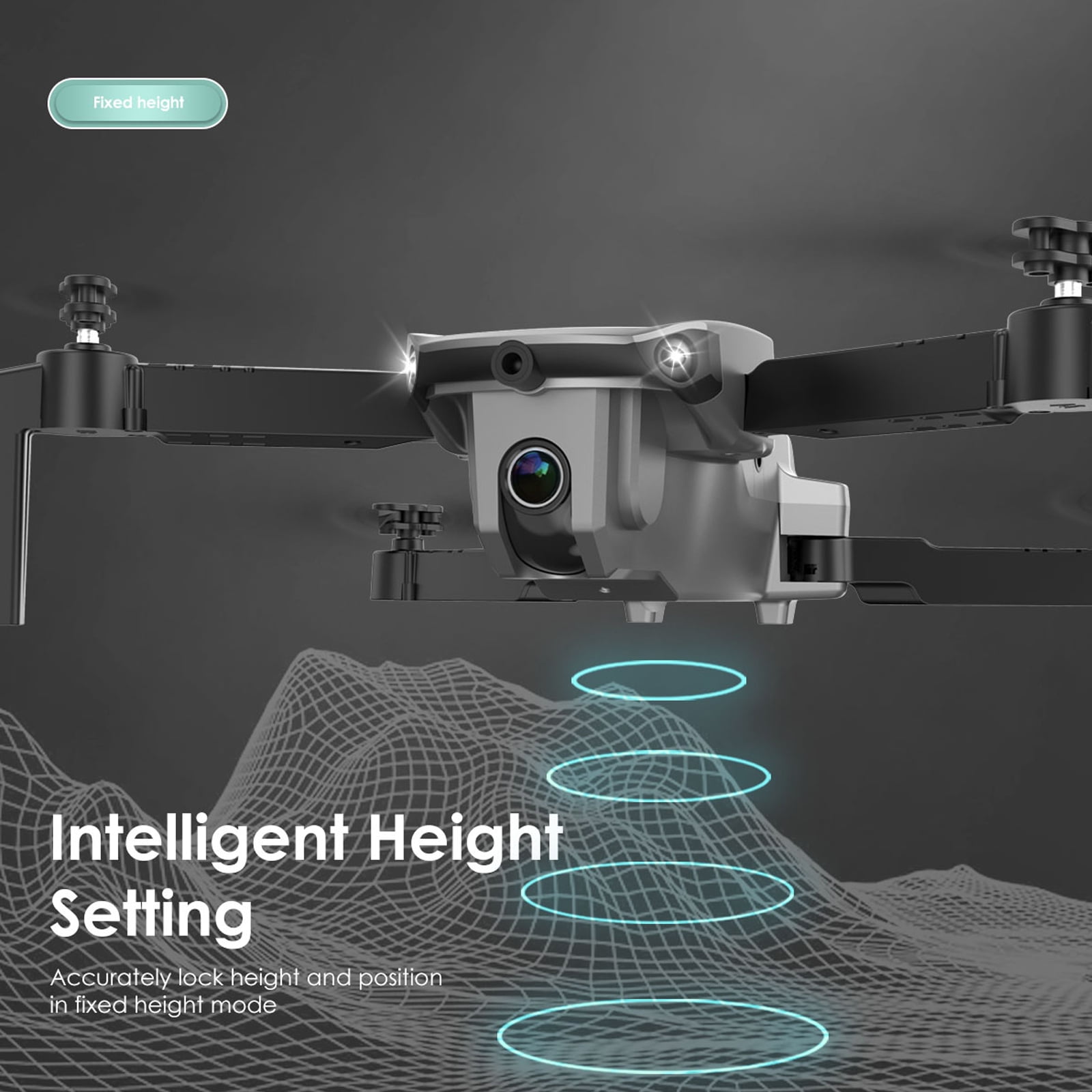 Foldable 4K Dual Camera Drone with Obstacle Avoidance