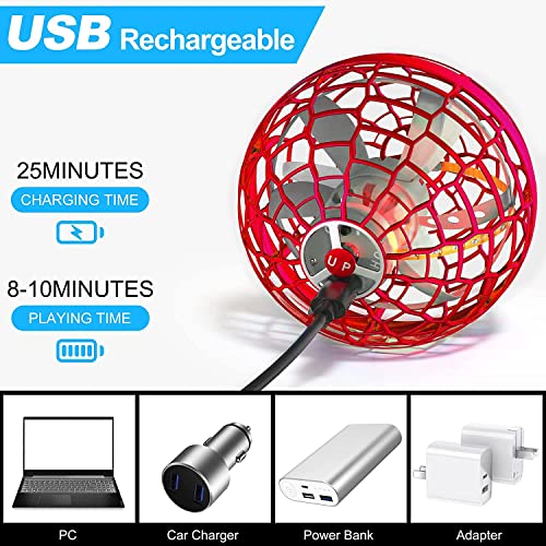 Hand-controlled Flying Boomerang Ball with RGB Lights