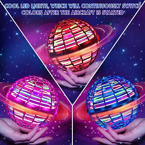Hand-controlled Flying Boomerang Ball with RGB Lights