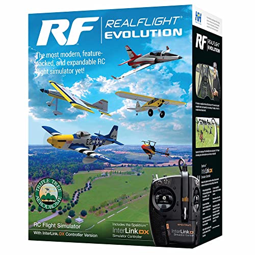 RealFlight Evolution RC Simulator with Interlink DX Controller
