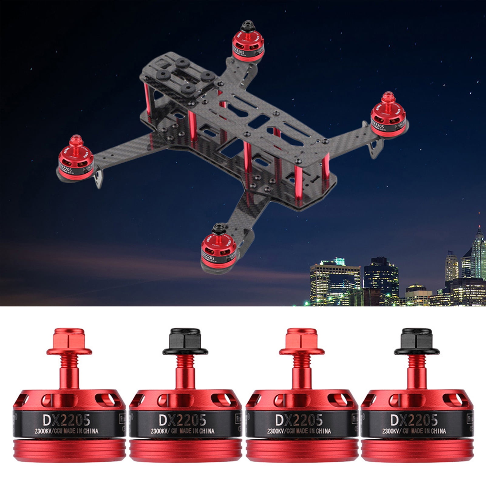Beginner-friendly brushless motor for outdoor racing drone
