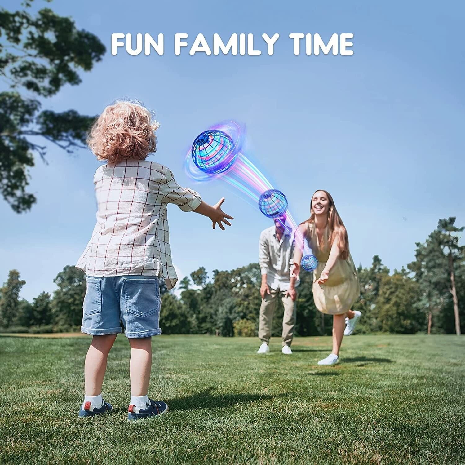 TOMZON Hand-Operated LED Drone with Nebula Design