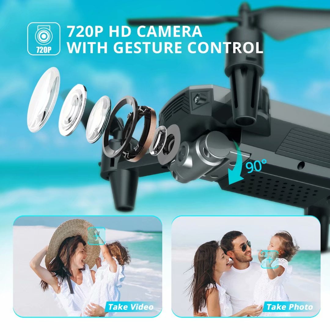 DEERC D20 Foldable Camera Drone for Beginners