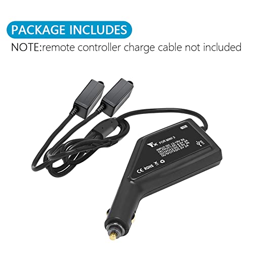LYONGTECK 3-in-1 Car Charger for DJI Mini 3