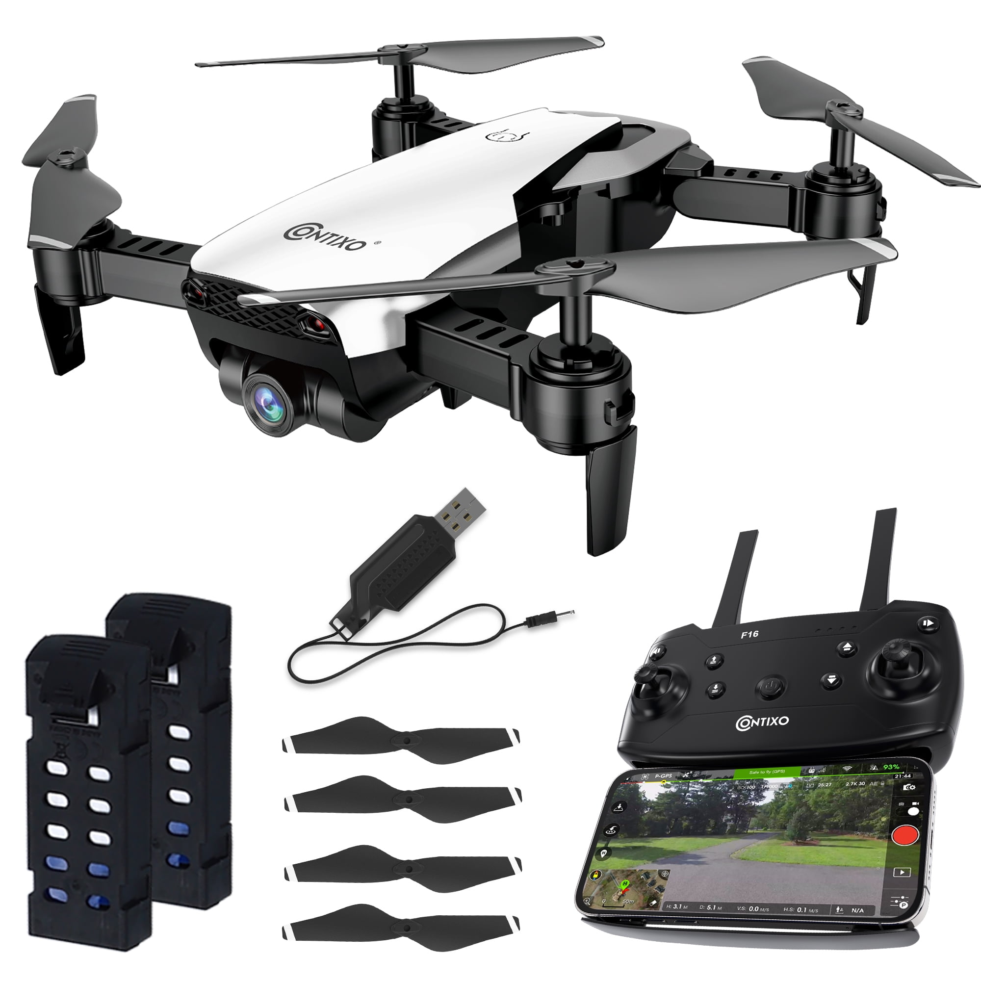 Contixo F16 FPV Drone with 1080P Camera