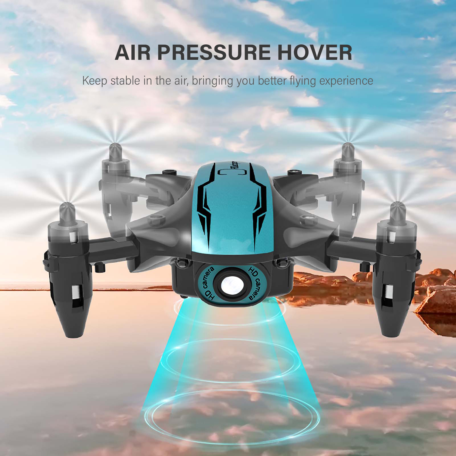 Beginner Folding RC Quadcopter with Headless Mode