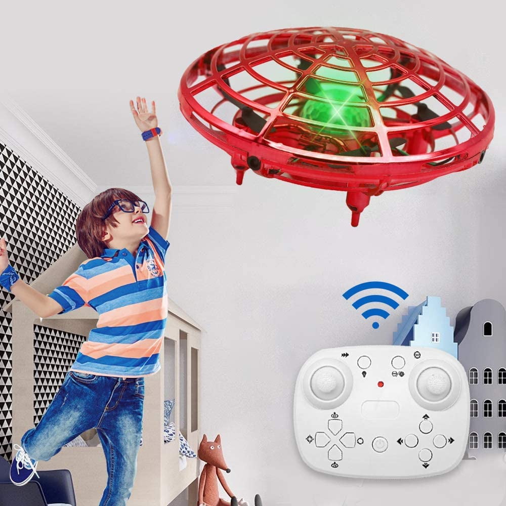 Red LED Remote Control Drone for Kids