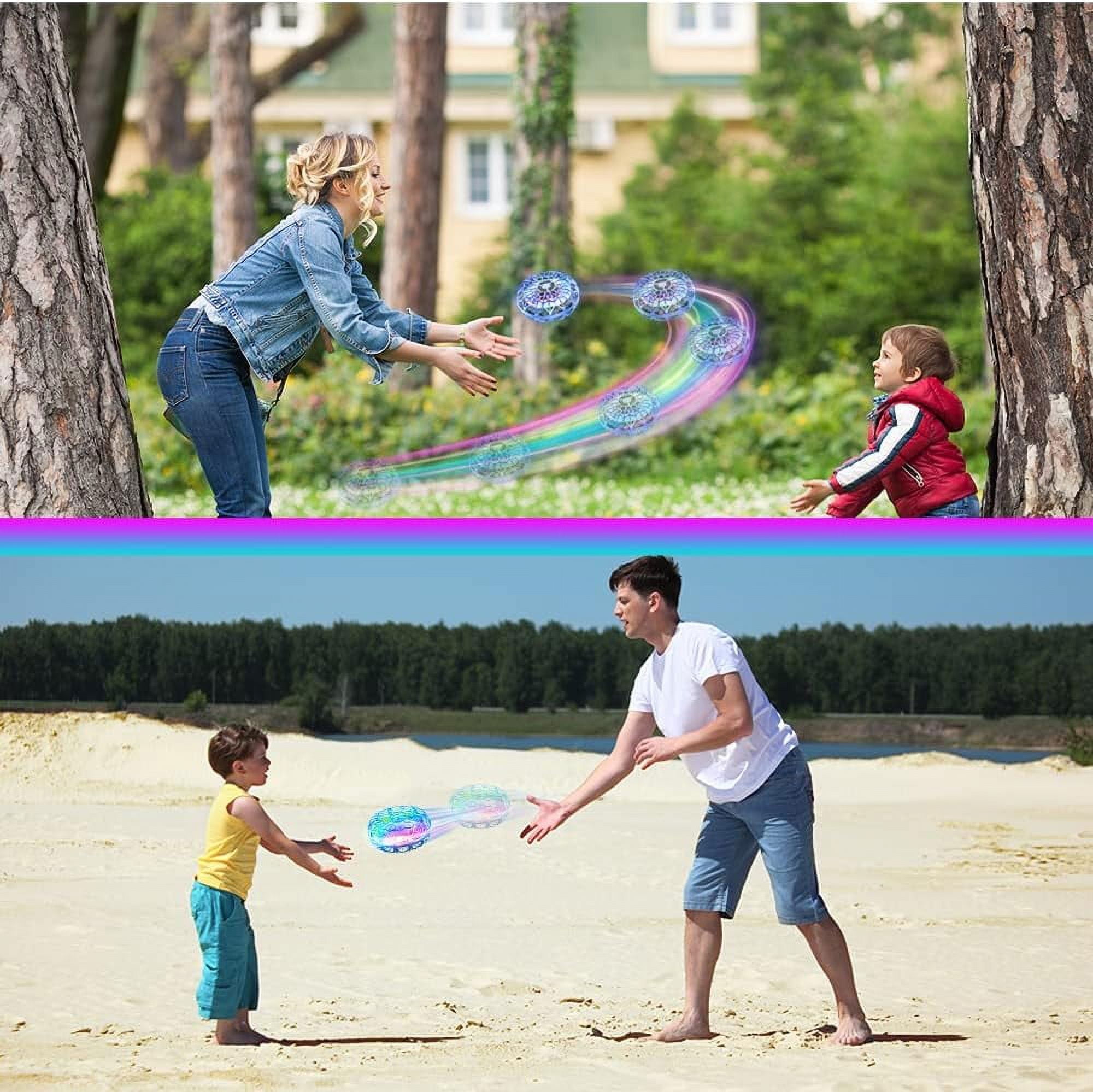 Kids' Remote Control LED Drone (Blue)