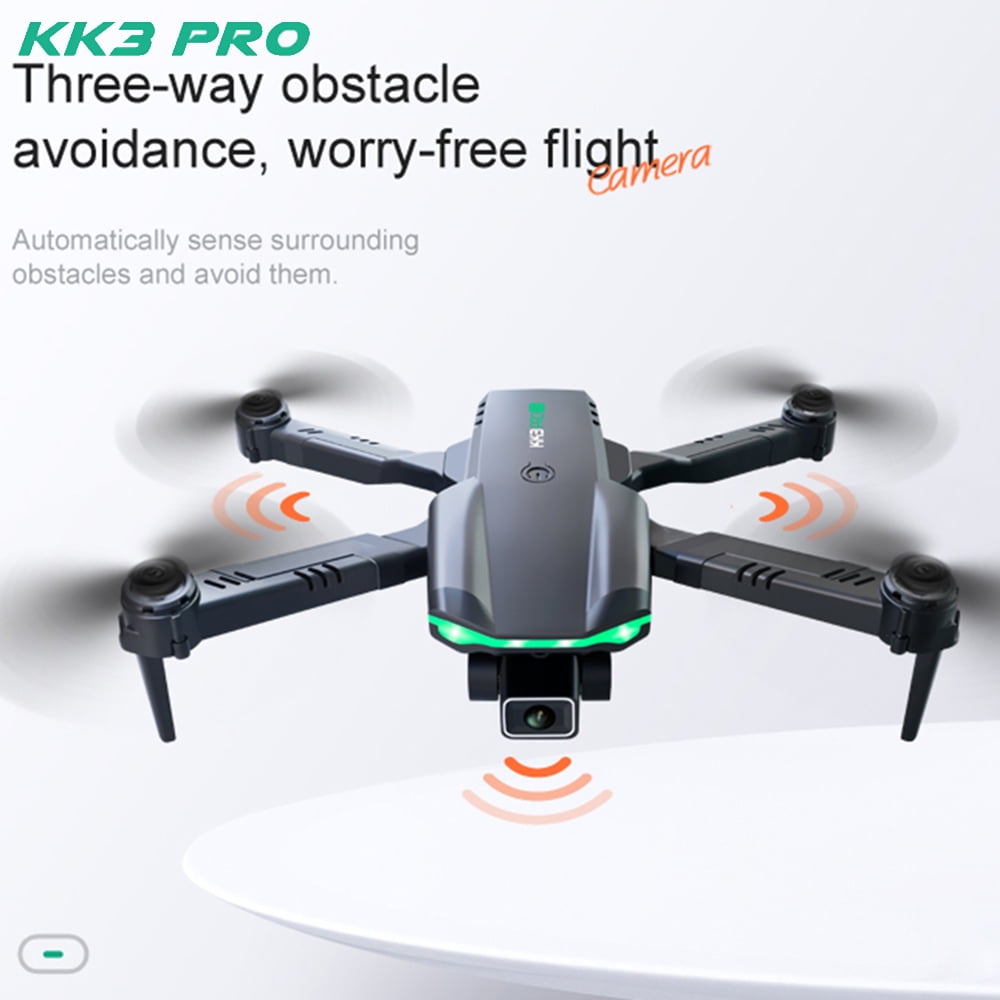 Dual Camera 4K Drone for Adults - Black
