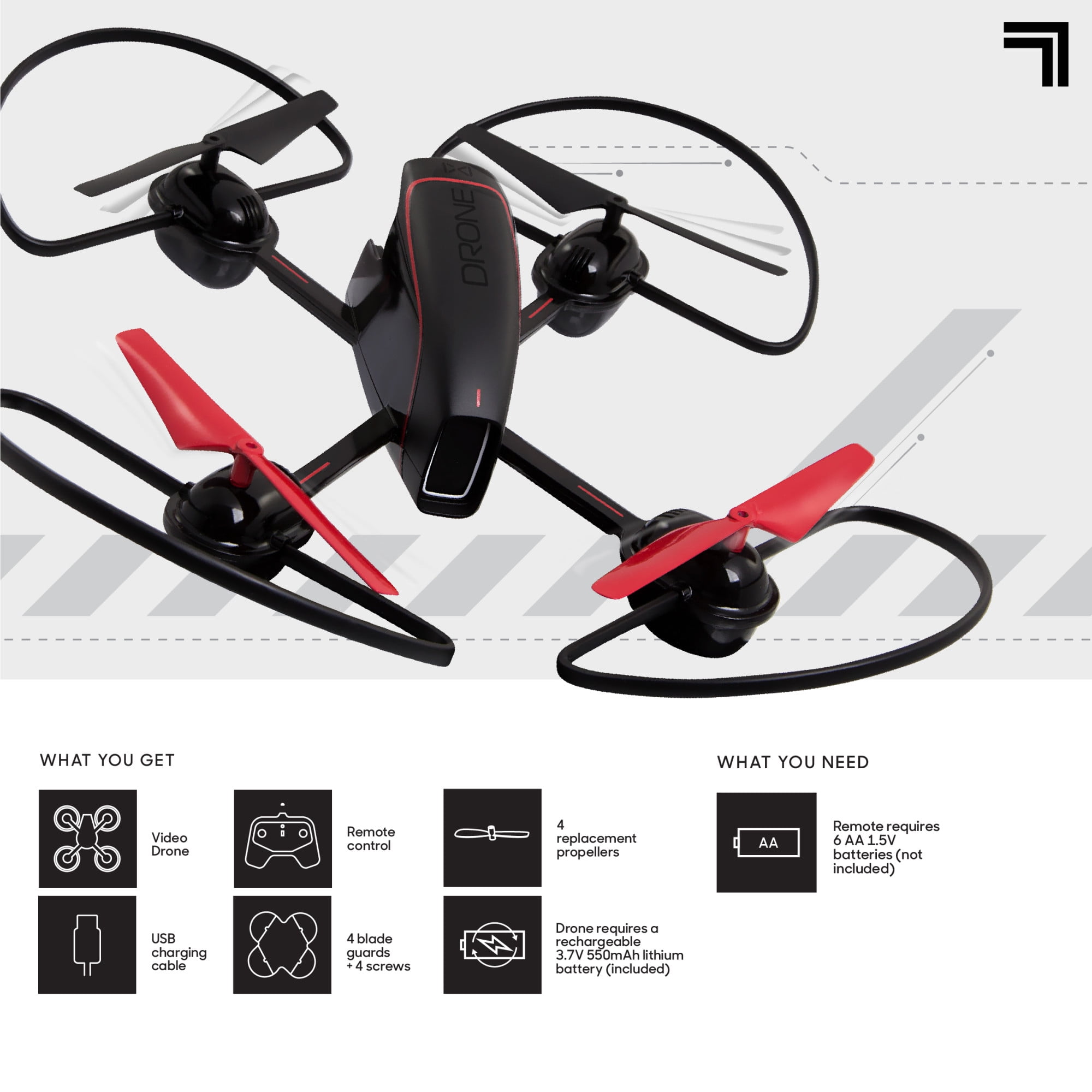 10" Mach X Drone with Camera and Control