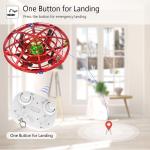 Remote Control Kids Red LED Drone