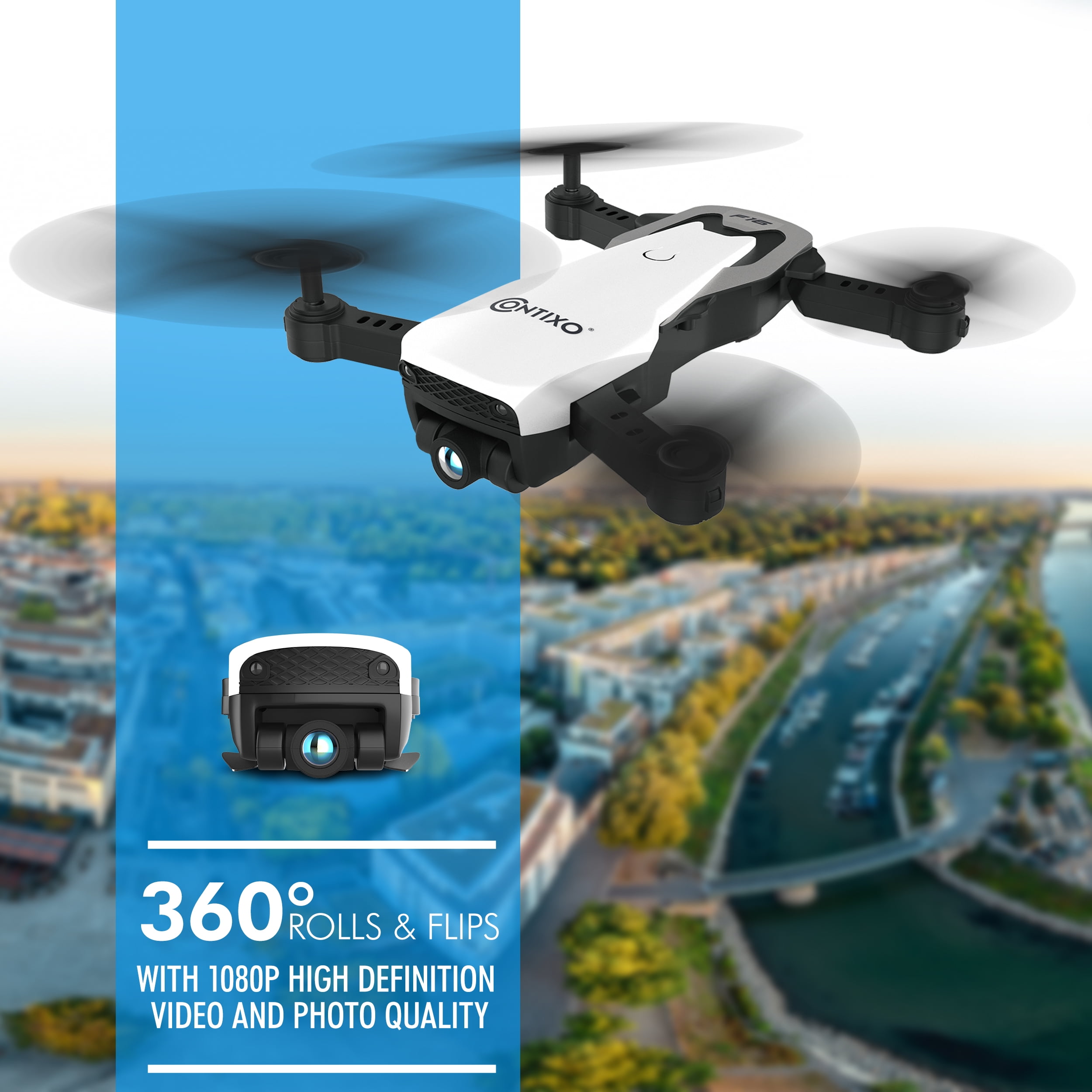 Contixo F16 FPV Drone with 1080P Camera