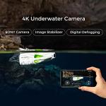 4K UHD Camera Underwater Drone - Remote Controlled