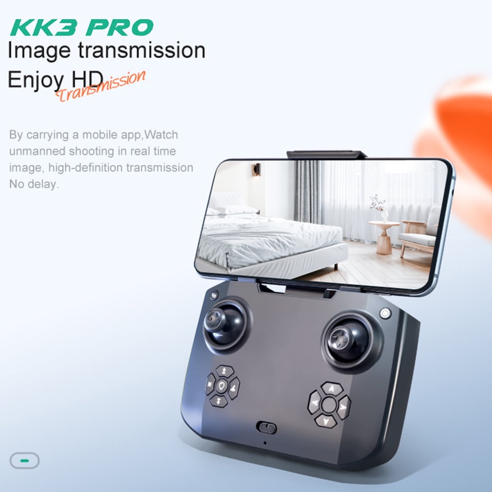 Dual Camera 4K Drone for Adults - Black