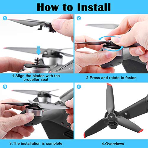 SENHAI FPV Propellers for DJI FPV Combo - Red Edge