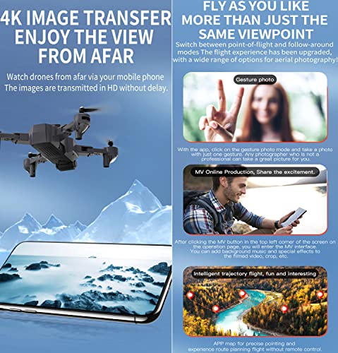 OBEST Mini Quadcopter With Camera & LED Lights