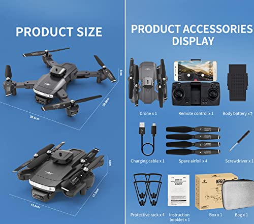 OBEST Mini Quadcopter With Camera & LED Lights