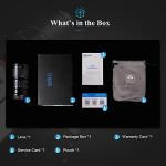 Carbon fiber anamorphic lens for drones