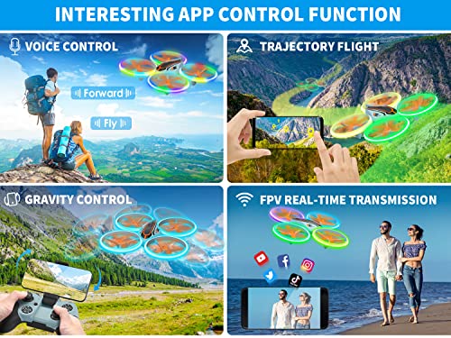 Colorful Lights i9C Drone with Camera