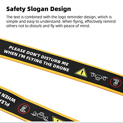 Drone Lanyard with Warning Sign for DJI