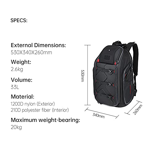 Black iFlight Backpack for Racing Drones & Accessories