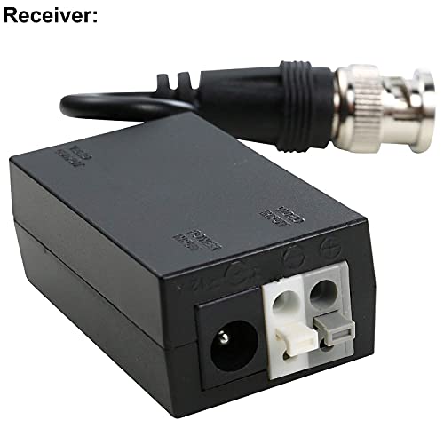 DC12V Video Transmitter and Receiver Balun