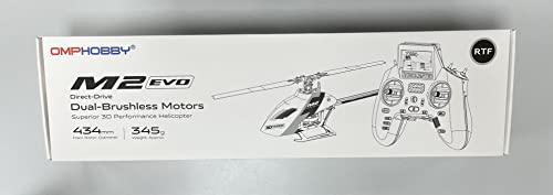 OMPHOBBY M2 EVO Dual Brushless RC Helicopter
