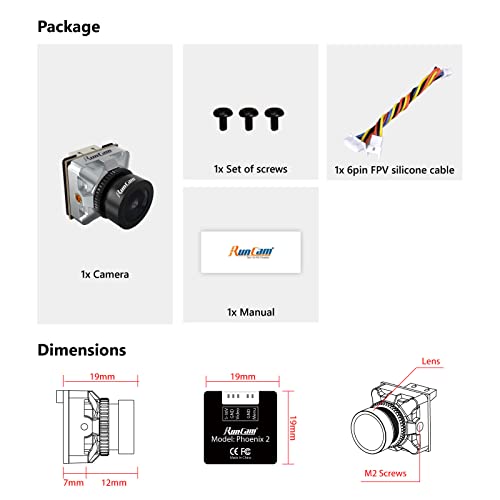 Phoenix 2 FPV Camera for Drones
