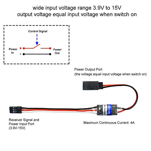 RC Electronic Switch Relay for Drones (4A)