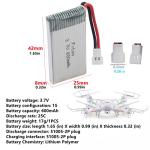 4-Pack Drone Battery & Charger Set