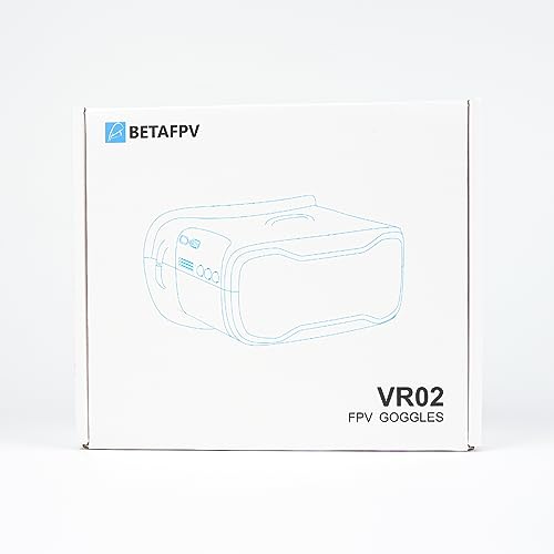 BETAFPV VR02 FPV Goggle with Built-in Antenna
