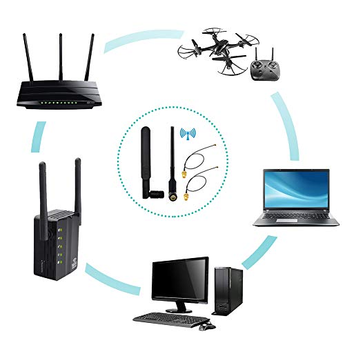 Dual Band Wireless Antenna Set for Drones