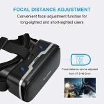3D VR Headset with Adjustable Lens & Strap