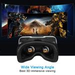 3D VR Headset with Adjustable Lens & Strap