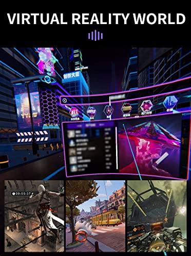 Black VR Headset with Remote for Mobile Gaming & Movies