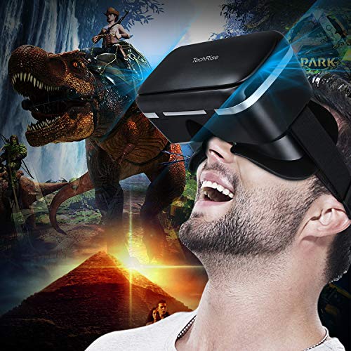 3D VR Headset with Adjustable Lens & Strap