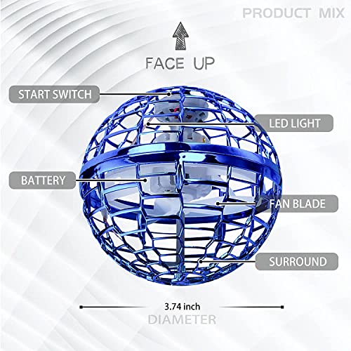 360° Rotating Hand Controlled Flying Orb Ball Toy