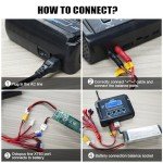 6S Lipo Balance Charger Discharge with Connectors