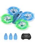 E-SMARTER Mini Drone for Kids with Lights & Flips